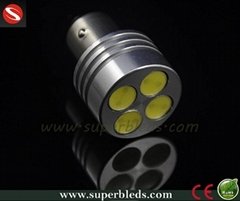 High power S25 4W led auto bulb for tail light 