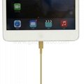 New design Golden color USB to lightning 8pin data sync charging cable for iphon 5