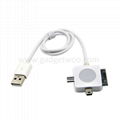 3 in 1 cable Micro usb&mini usb&30pin to USB cable for iphone 4/samsung galaxy/s 1