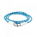 Fabric braided shield usb sync&charging cable for iphone 5/8pin 1