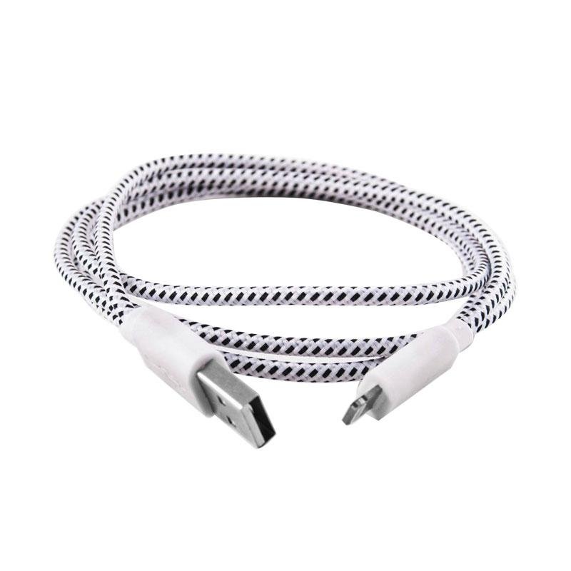Fabric braided shield usb sync&charging cable for iphone 5/8pin 4