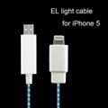 EL Visible Flowing Current Lights USB