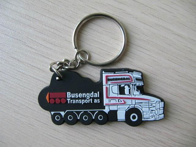 soft pvc truck keyrings