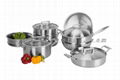 14pcs stainless steel cookware set