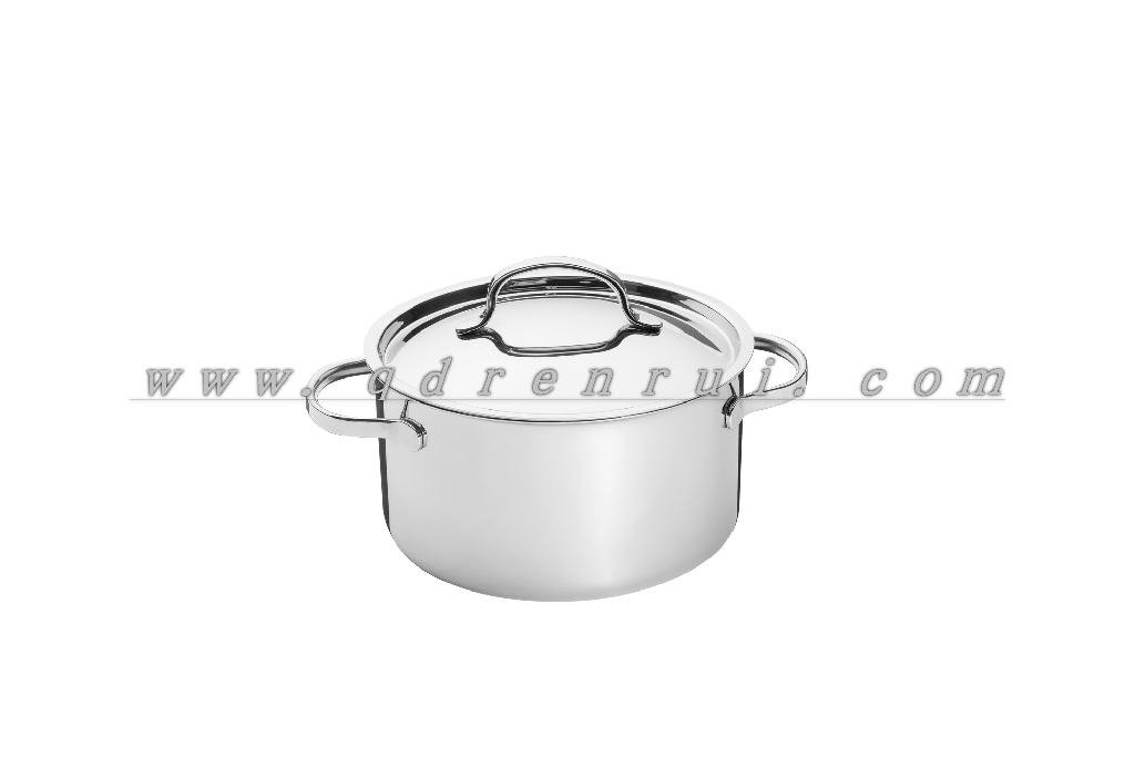 stainless steel saucepot casserole
