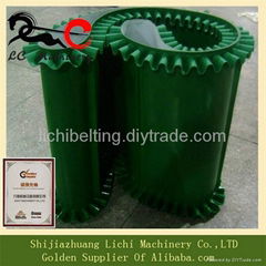 pvc belt/skirt sidewall conveyor belt