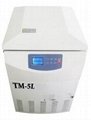 TM-5L  立式低速冷凍自動脫帽離心機