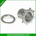 316L Stainless Steel Ear Flesh Tunnel