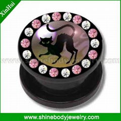 Acrylic Ear plug Tunnel body piercing