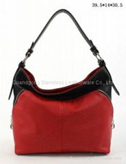 2013 New arrival hot and best selling fashion PU lady handbag