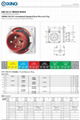 QIXING CEE/IEC International Standard Panel Mounted Plug 4