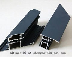 Aluminium profiles for windows and doors