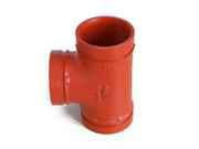 UL FM CE approved ductile iron tee