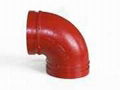 UL FM CE approved ductile iron elbow 1