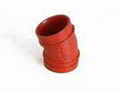 UL FM CE approved ductile iron elbow 3