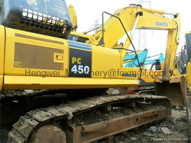 Used Komatsu crawler excavator PC450-7 in very good condition 2