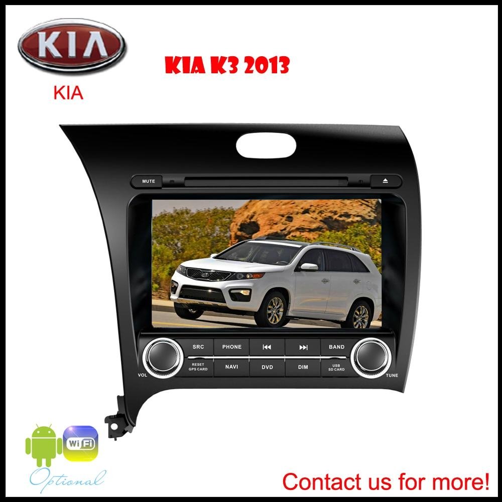 KIA K3 2013 8inch LCD car dvd  gps 3G player (android optional)