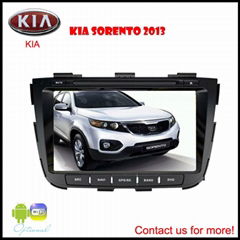 KIA sorento  2013 8inch LCD car dvd  gps 3G player (android optional)