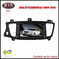 KIA K7 2009- 2012  8inch LCD car dvd  gps 3G player (android optional)