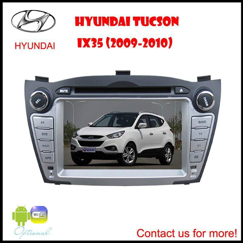 Hyundai IX 35 2009-2010 car dvd bluetooth tv gps 3G Player (android optional)