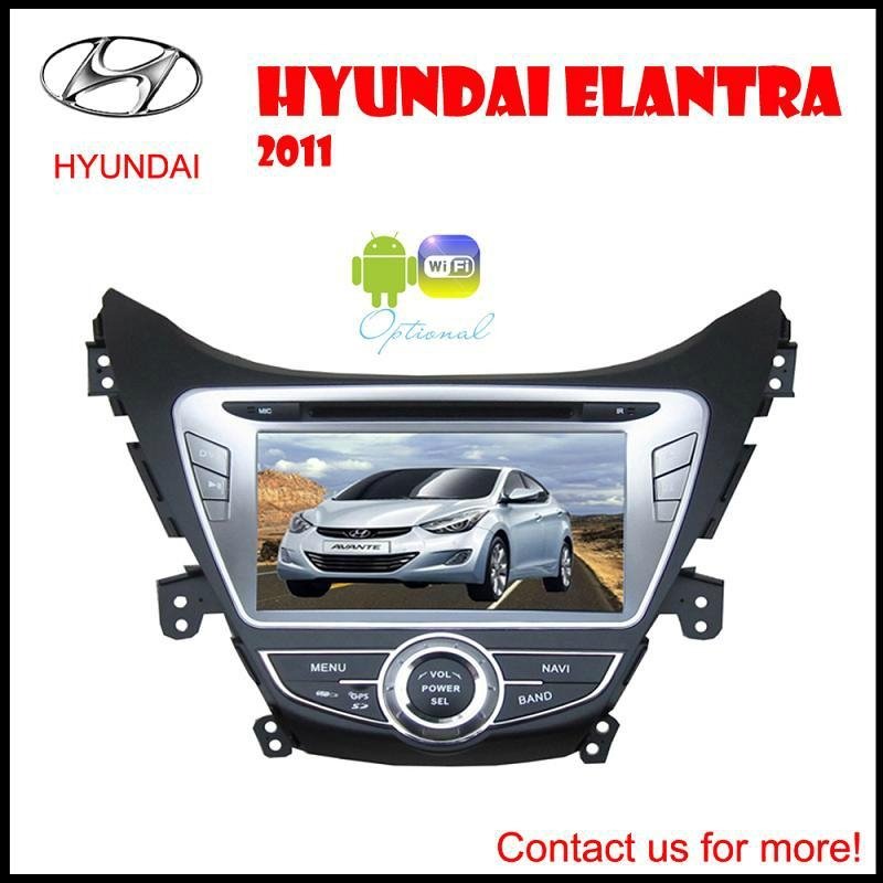Hyundai elantra2011 8inch car dvd bluetooth tv gps 3G Player (android optional)