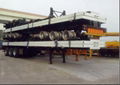 40ft tri axle flatbed semitrailer  1