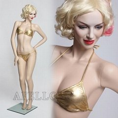 Fashion Full Body Fiberglass Realistic Female Mannequins Sale 