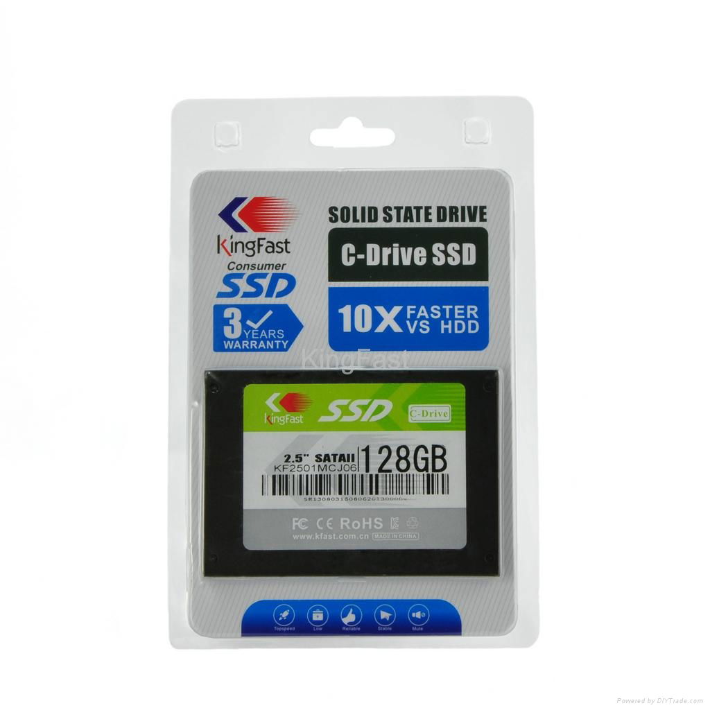  Kingfast 128GB 2.5" SATA2 MLC SSD KF2501MCM  2