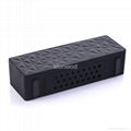 mini rectangle stereo sound bluetooth speaker with touch button/dual speakers 3