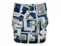 Fashion Printing PUL Waterproof Baby Cloth Diapers Nappies 4
