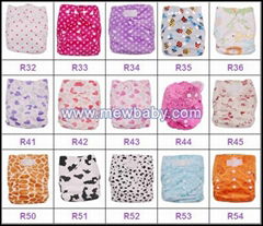 PUL Reusable Cloth Diapers Wholesale Fabric Baby Cloth Diapers Nappies