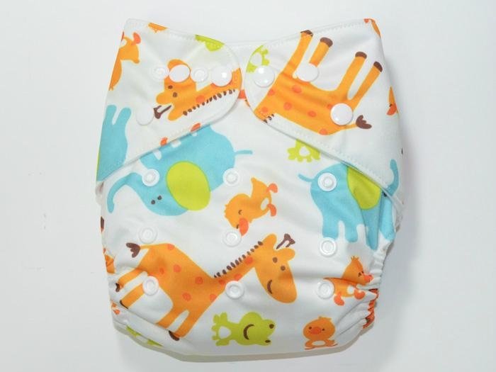 2014 NEW Printed Mewbaby One Size Pocket Cloth Diapers Nappies 3