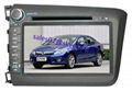 HONDA CIVIC 2012 car dvd player gps navigation bluetooth dvbt isdb-t tv radio st 1