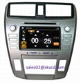 HONDA New City car dvd player gps navigation bluetooth dvbt isdb-t tv radio ster 1