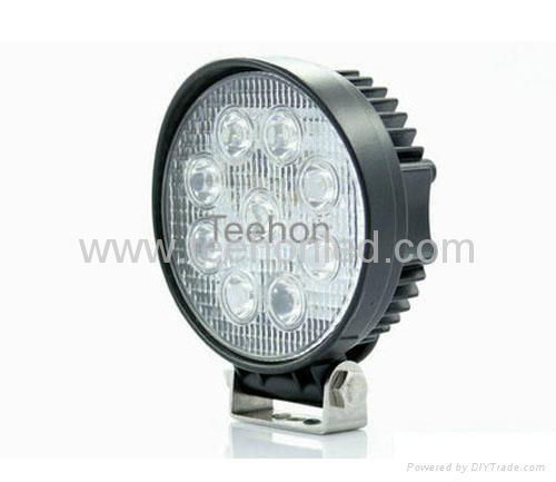9V-60V DC 27W LED working lamp for heavy-duty truck and trailer