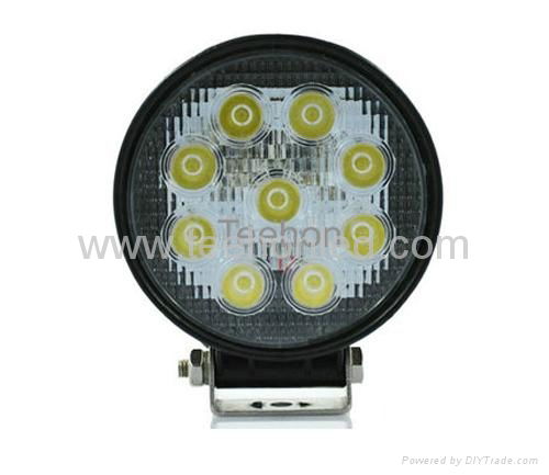 9V-60V DC 27W LED working lamp for heavy-duty truck and trailer 2