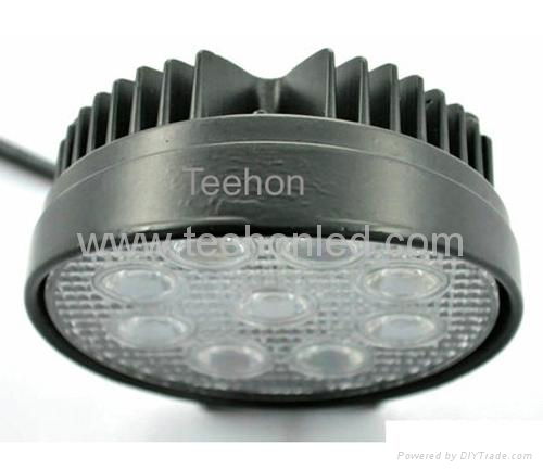 9V-60V DC 27W LED working lamp for heavy-duty truck and trailer 5