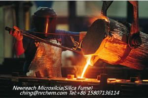 Microsilica silica fume in refractory products