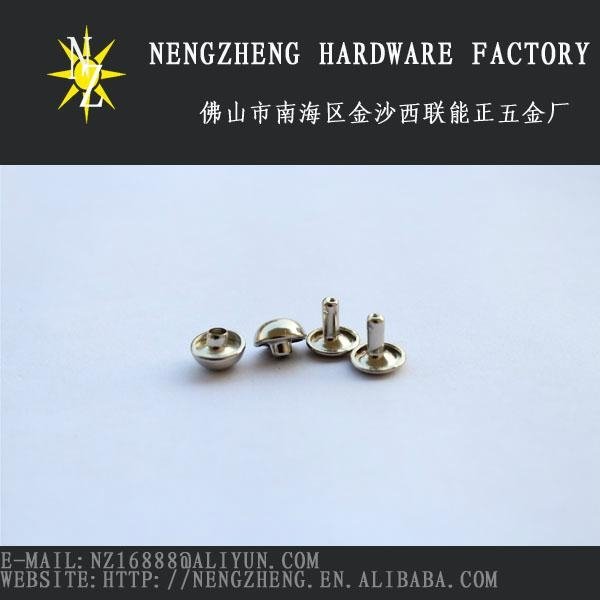 Iron mushroom rivet for garments,bags and shoes accessories 2