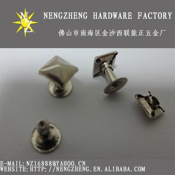 nickel brass pyramid rivets decorative clothing rivets 3