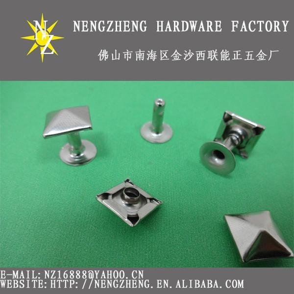 nickel brass pyramid rivets decorative clothing rivets 4