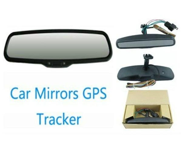 rearview car mirror gps tracker with shut off engine--lurker