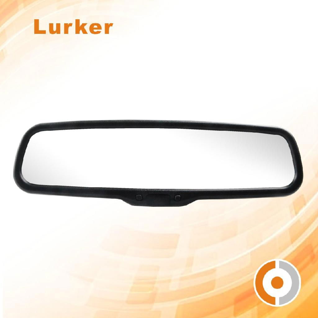 rearview car mirror gps tracker with shut off engine--lurker 5