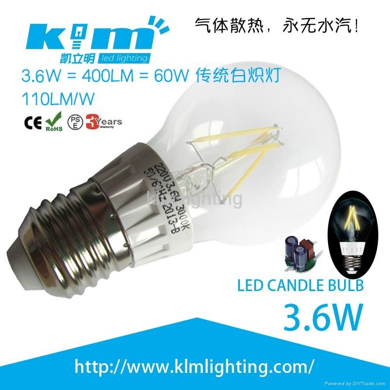 LED 1.8w COB Filament Candle Bulb 220v 3