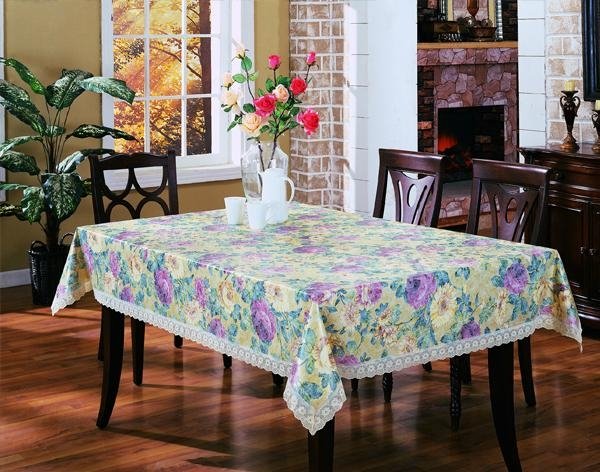 PVC Tablecloth with Flannel Back 2