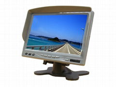 7 Inch Universal Car Rear View TFT Monitor