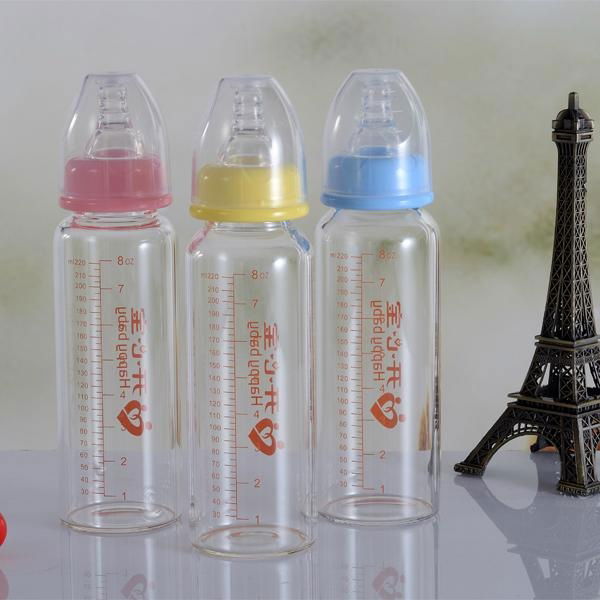 260ml glass feeding bottle