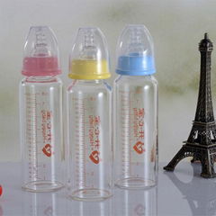 260ml glass feeding bottle