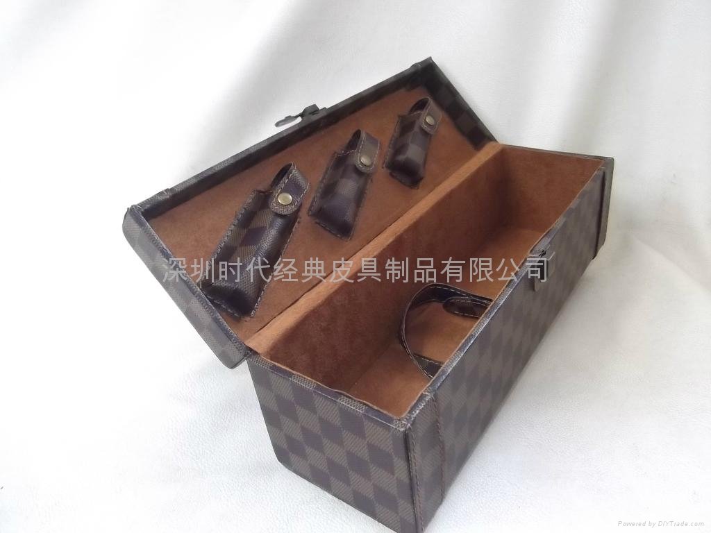 leather wine box normal single bottle in use