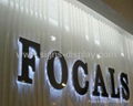 Polished Stainless Steel Backlit Signs 4